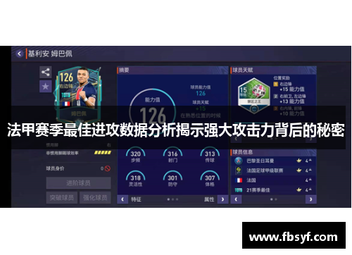 法甲赛季最佳进攻数据分析揭示强大攻击力背后的秘密